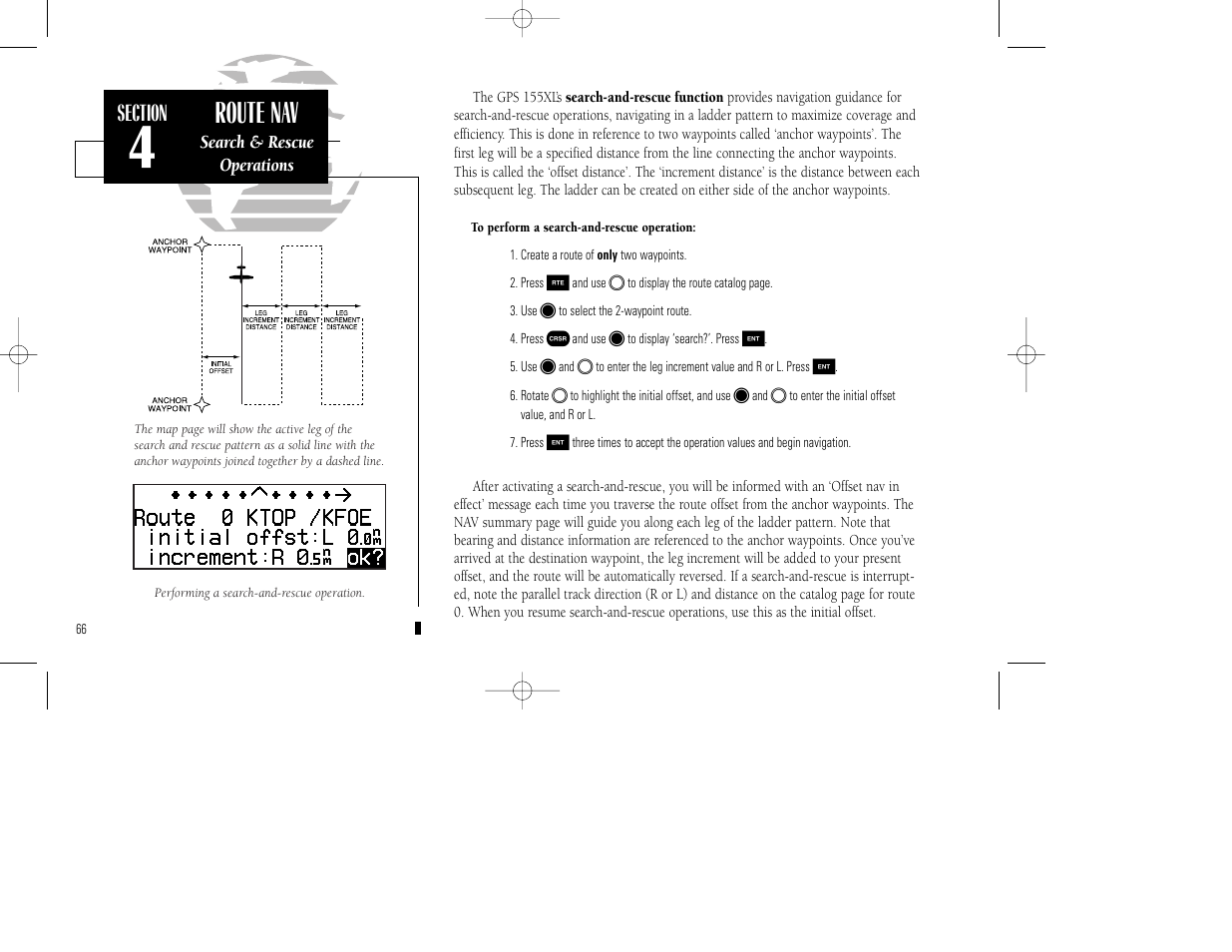 Route nav | Garmin GPS 155XL TSO User Manual | Page 76 / 146