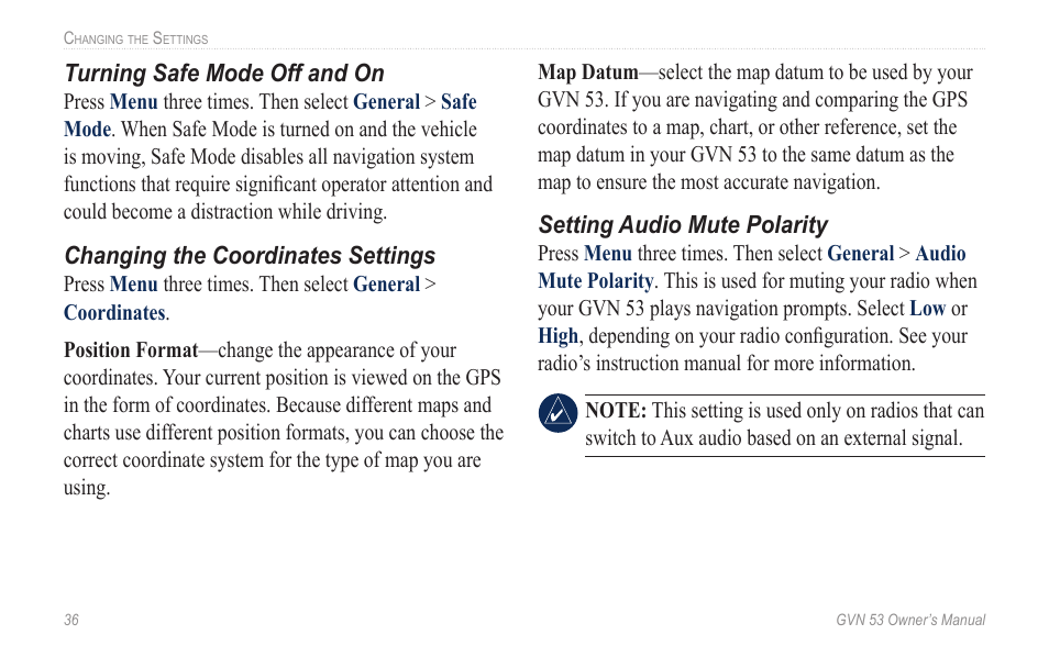 Garmin GVN 53 User Manual | Page 42 / 58