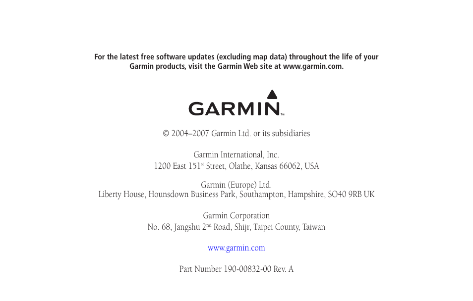 Garmin GVN 53 User Manual | Page 58 / 58