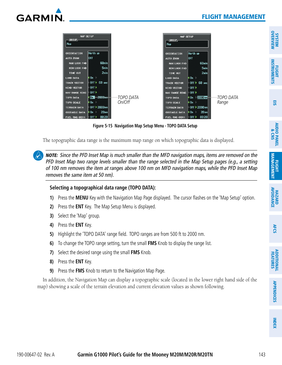 Flight management | Garmin G1000 Mooney M20TN User Manual | Page 157 / 524