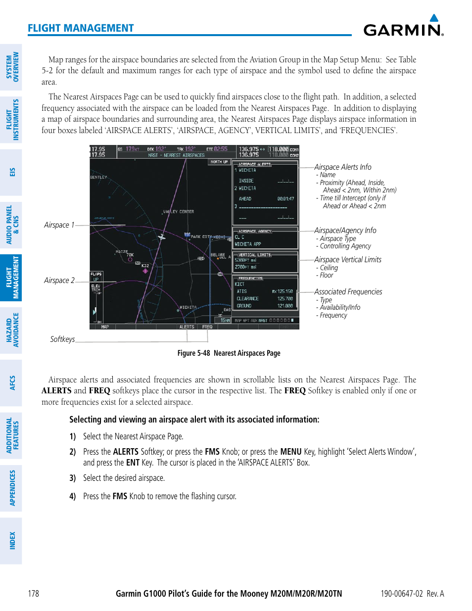 Flight management | Garmin G1000 Mooney M20TN User Manual | Page 192 / 524