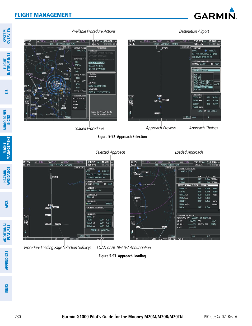 Flight management | Garmin G1000 Mooney M20TN User Manual | Page 244 / 524