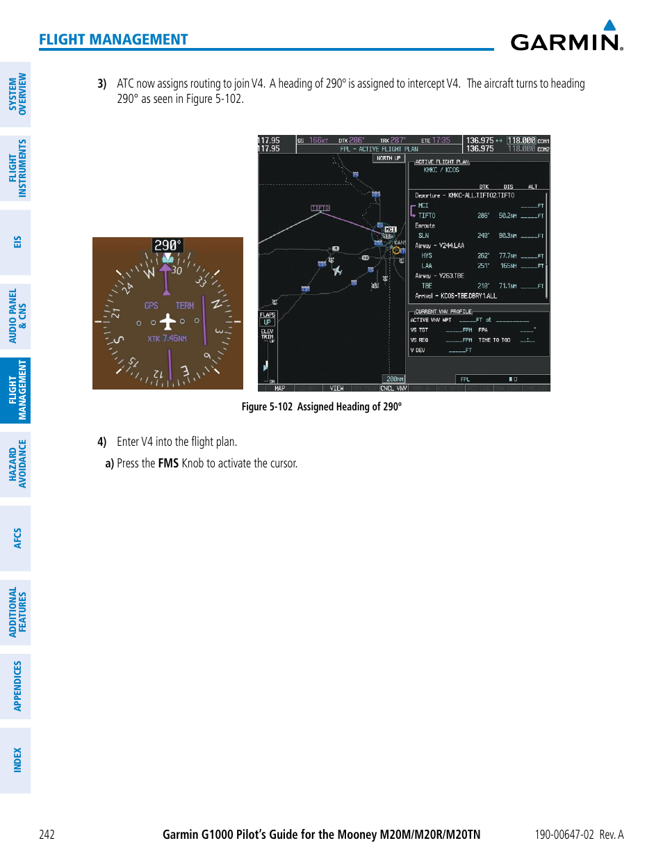 Flight management | Garmin G1000 Mooney M20TN User Manual | Page 256 / 524