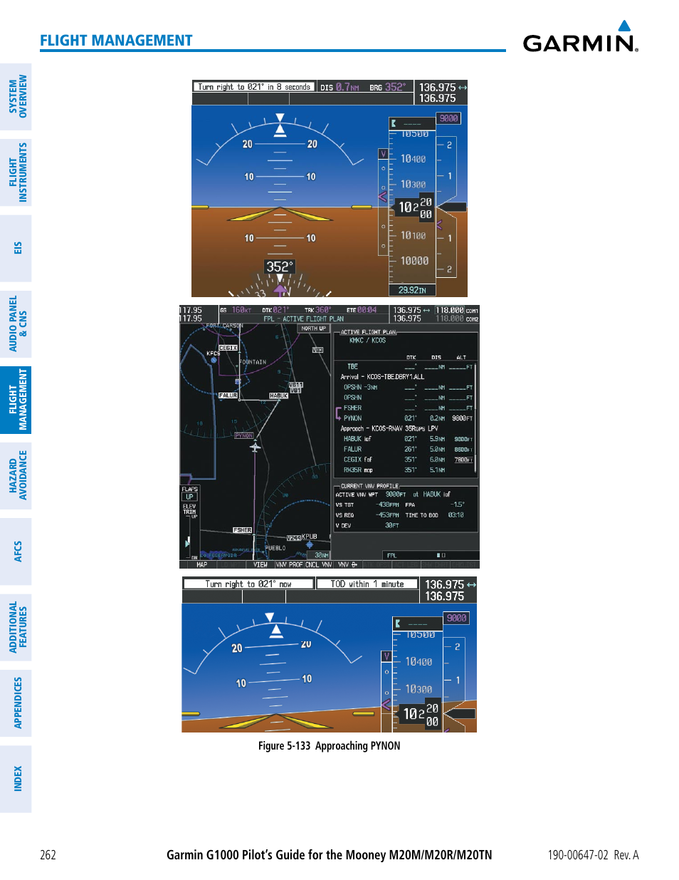 Flight management | Garmin G1000 Mooney M20TN User Manual | Page 276 / 524
