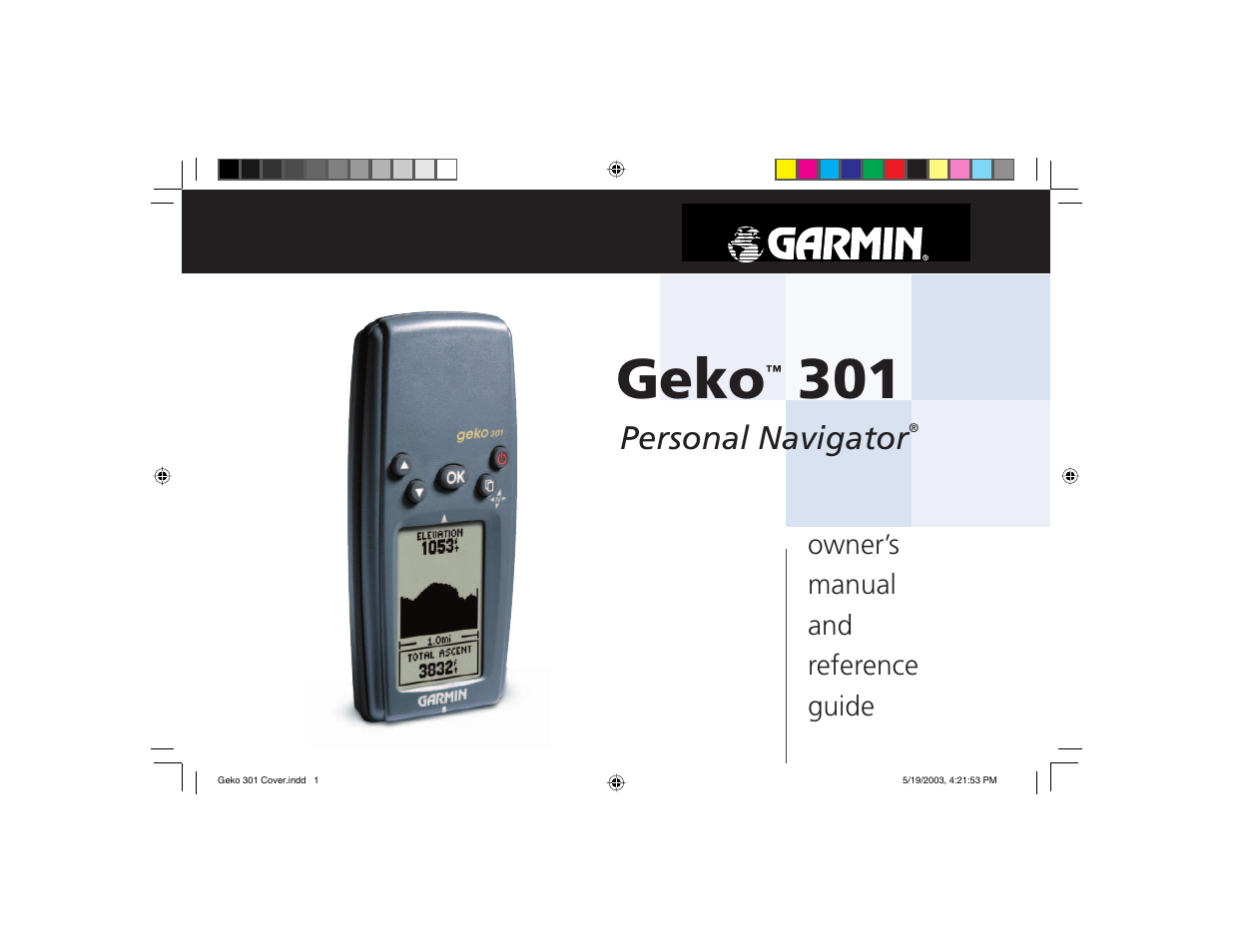 Garmin Geko 301 User Manual | 68 pages