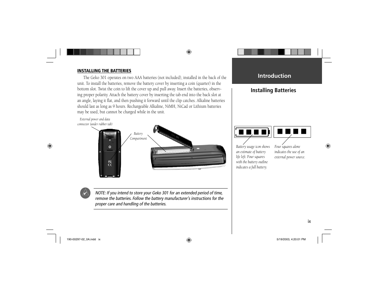 Garmin Geko 301 User Manual | Page 11 / 68