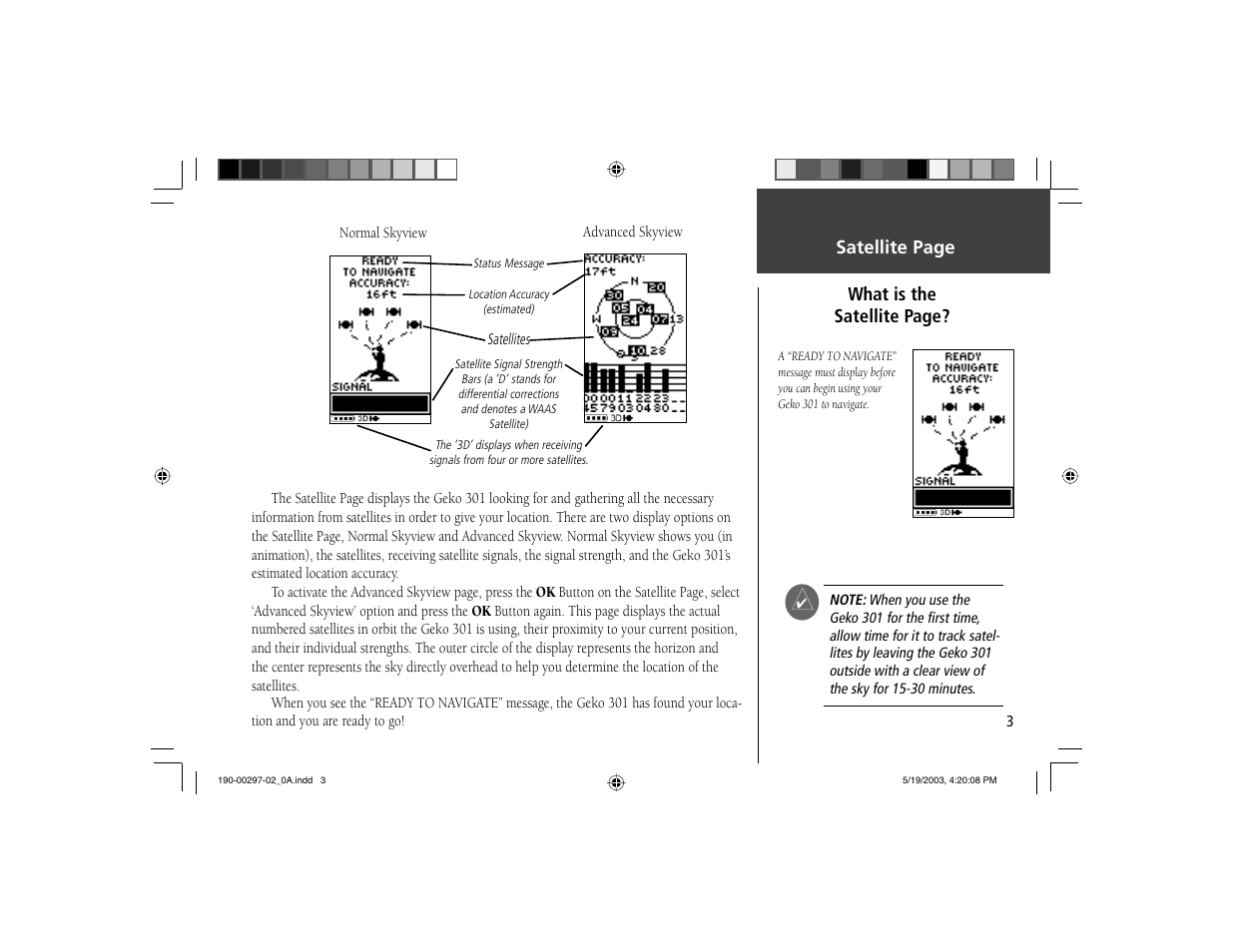 Garmin Geko 301 User Manual | Page 15 / 68