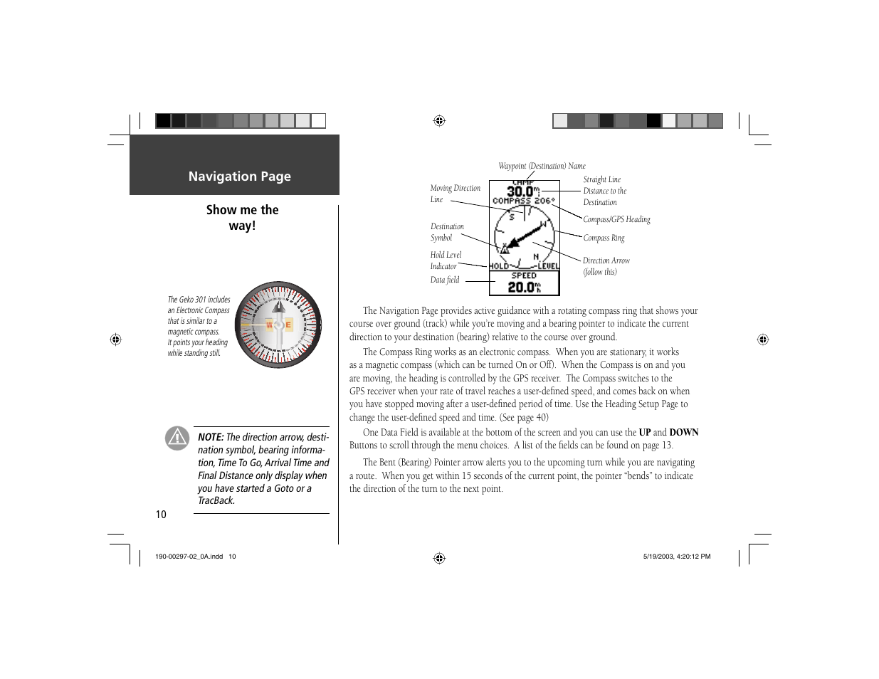 Garmin Geko 301 User Manual | Page 22 / 68