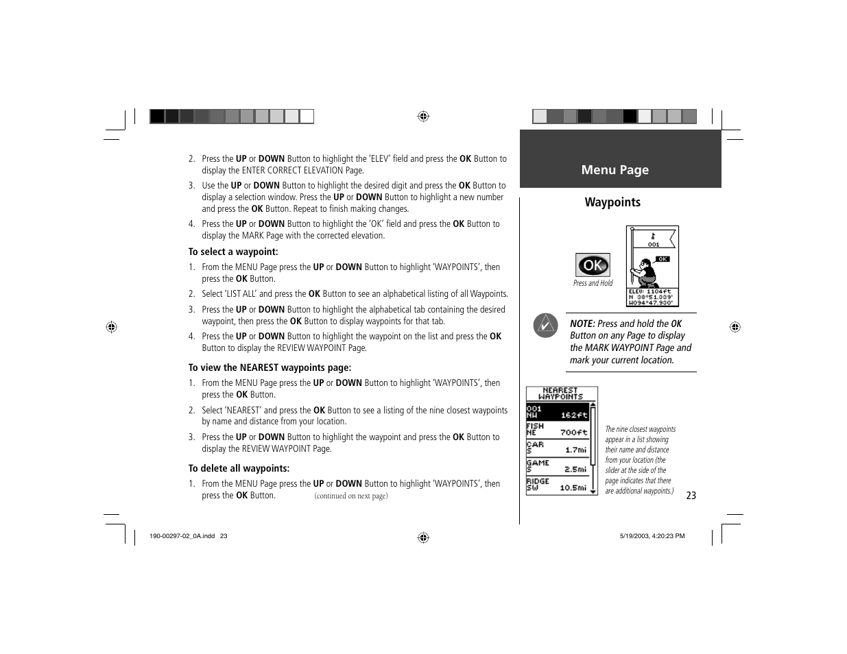 Garmin Geko 301 User Manual | Page 35 / 68