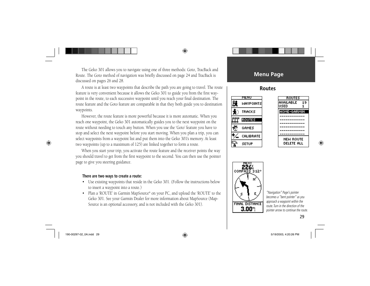 Garmin Geko 301 User Manual | Page 41 / 68