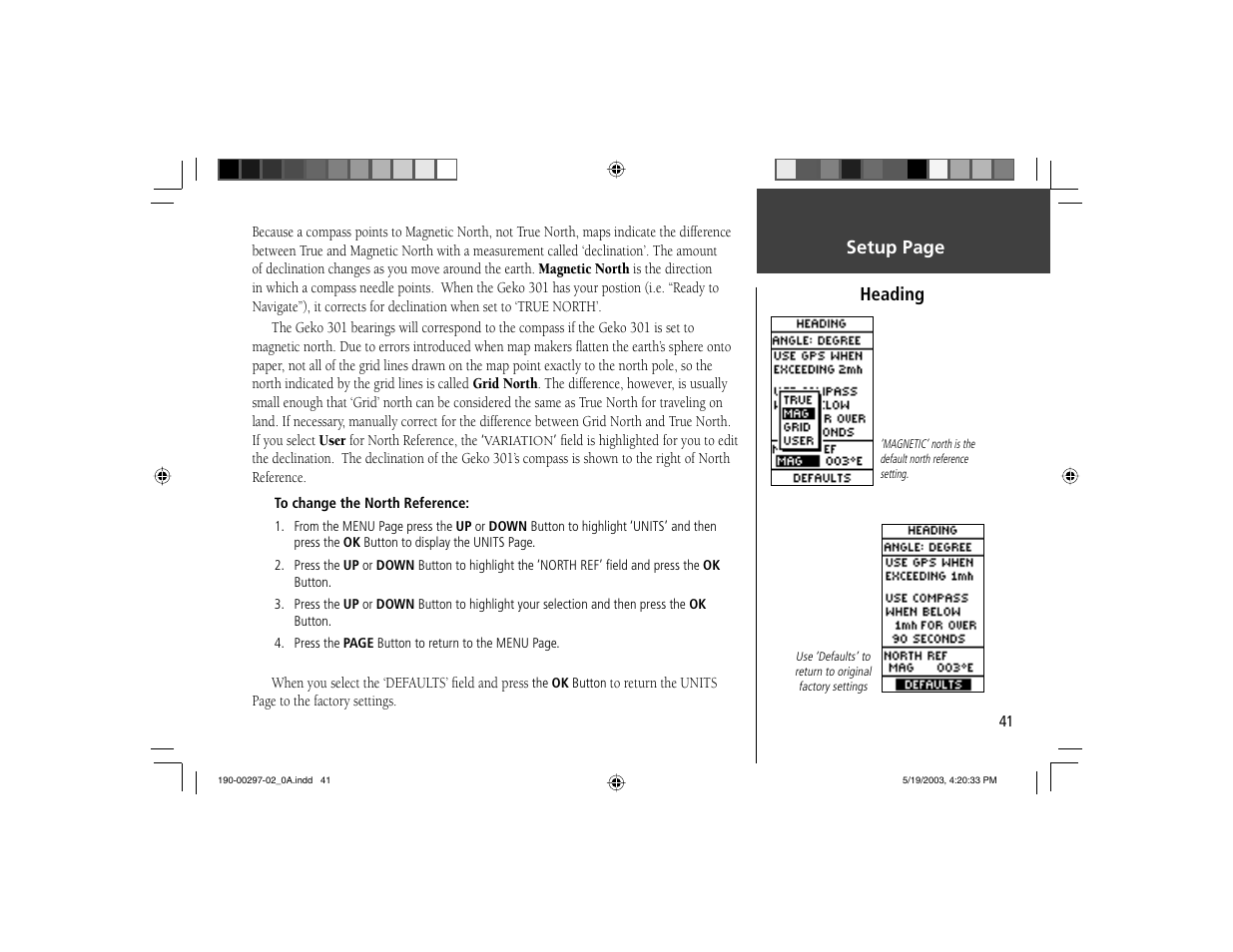 Garmin Geko 301 User Manual | Page 53 / 68
