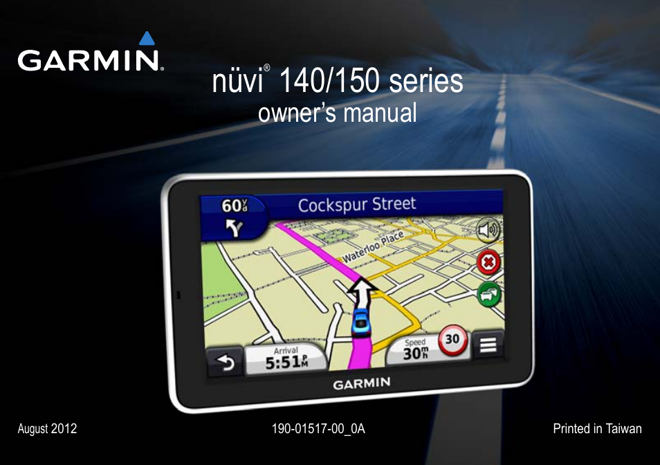 Garmin nuvi 154LMT User Manual | 68 pages