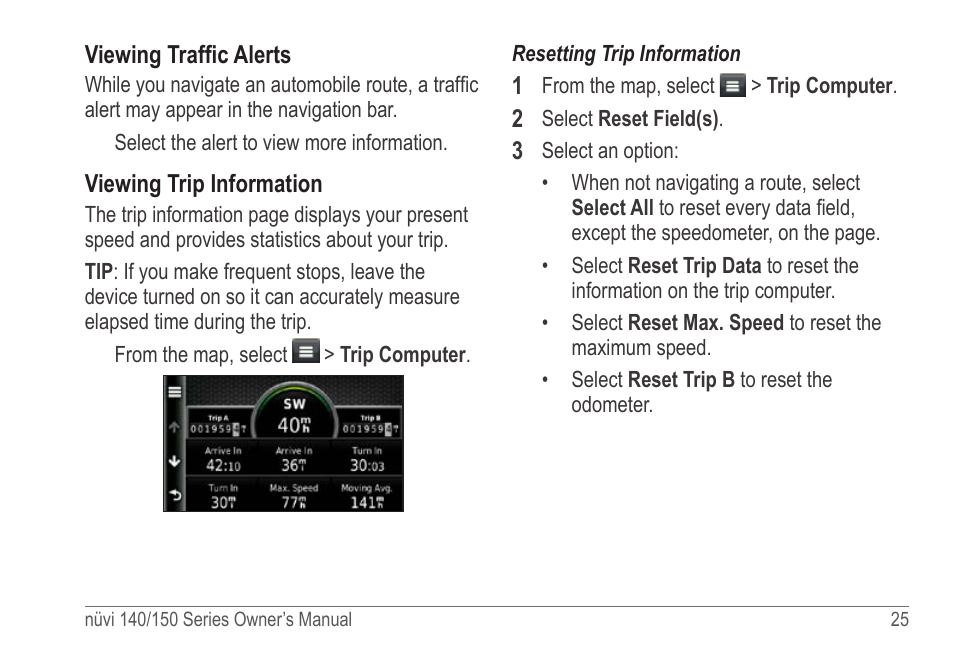 Garmin nuvi 154LMT User Manual | Page 31 / 68
