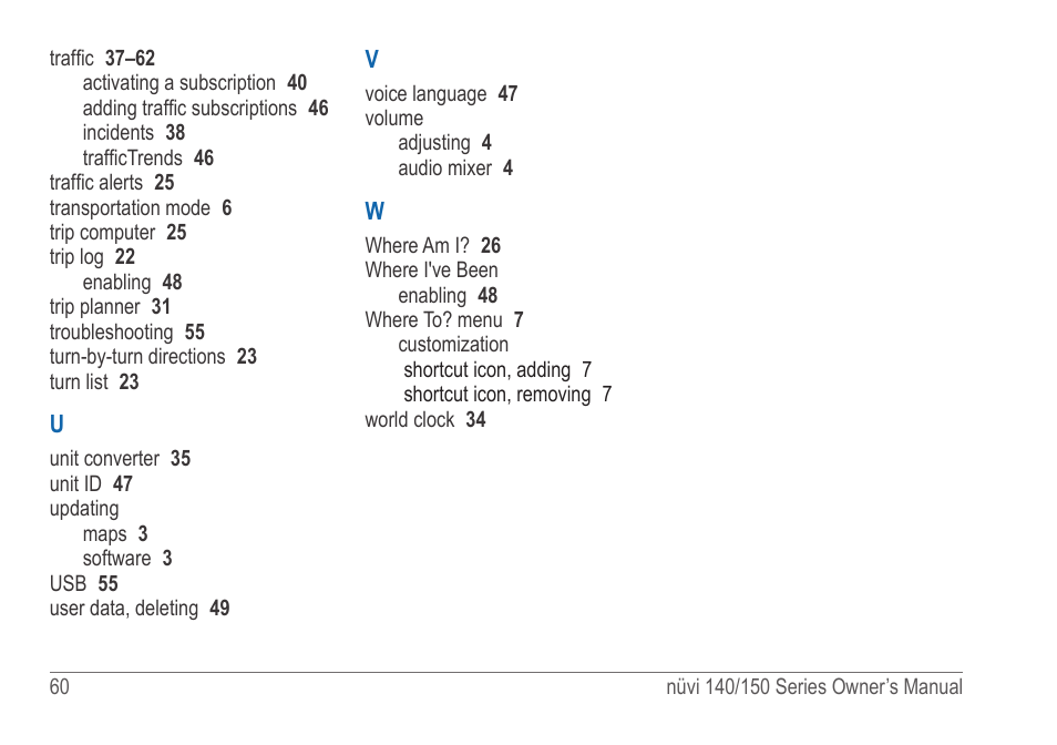 Garmin nuvi 154LMT User Manual | Page 66 / 68