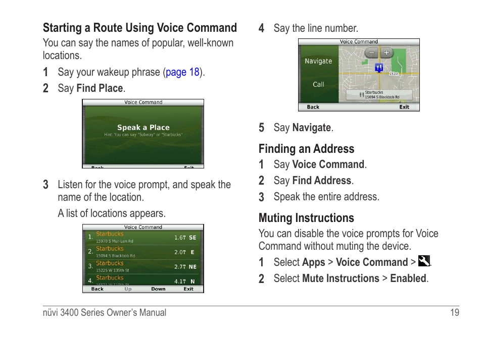 Garmin nuvi 3490 for Volvo Cars User Manual | Page 25 / 89