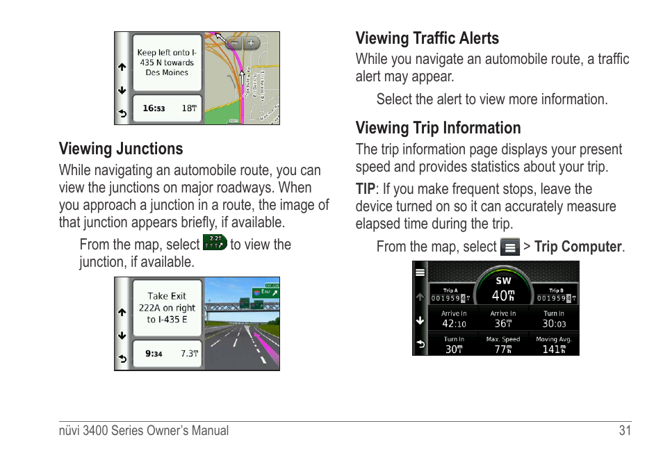 Garmin nuvi 3490 for Volvo Cars User Manual | Page 37 / 89