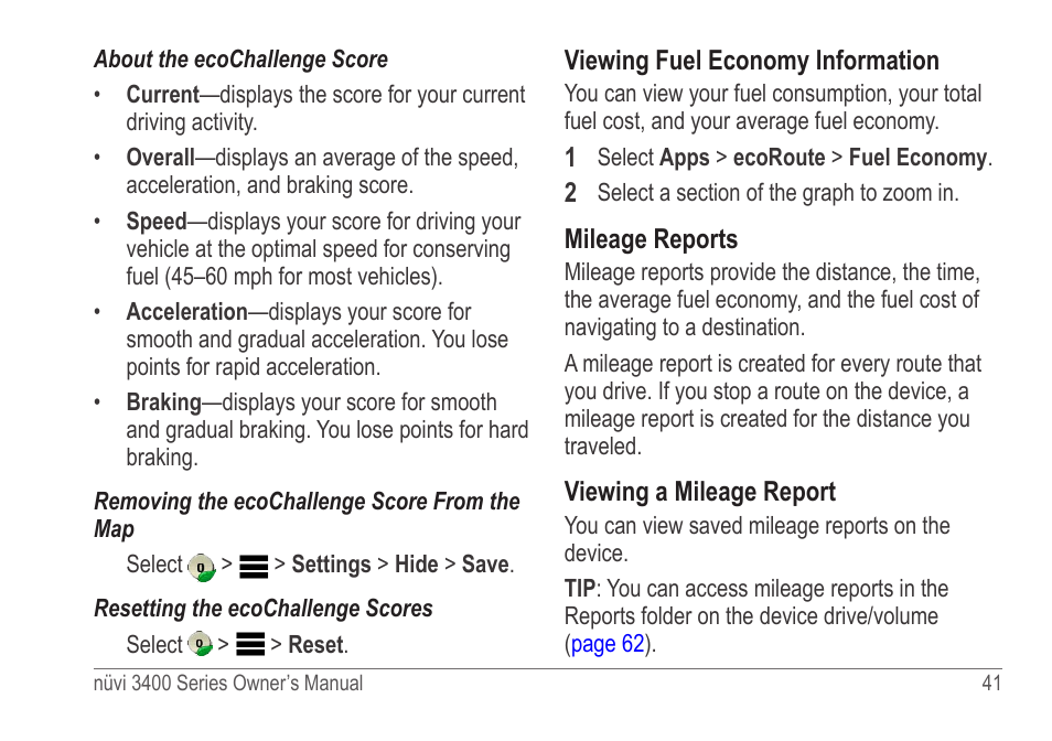 Garmin nuvi 3490 for Volvo Cars User Manual | Page 47 / 89