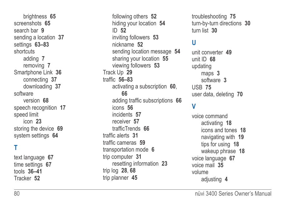 Garmin nuvi 3490 for Volvo Cars User Manual | Page 86 / 89