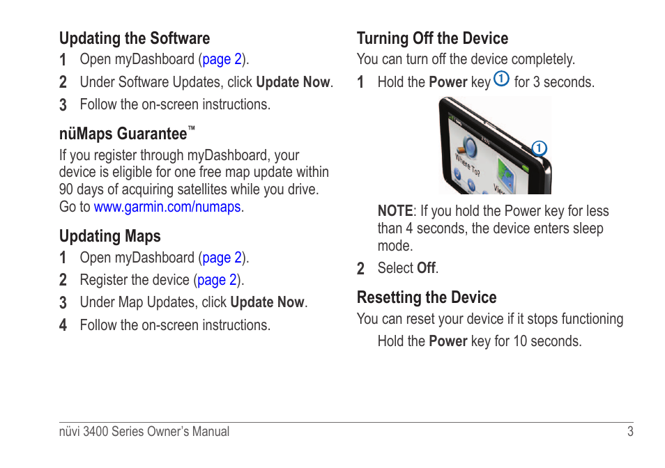 Garmin nuvi 3490 for Volvo Cars User Manual | Page 9 / 89