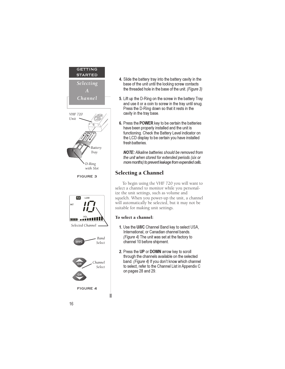 Selecting a channel | Garmin VHF 720 User Manual | Page 22 / 43