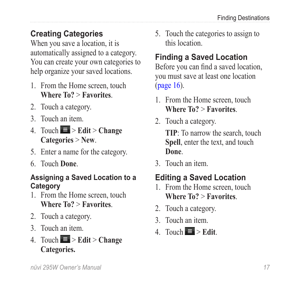 Garmin nuvi 295W User Manual | Page 23 / 78