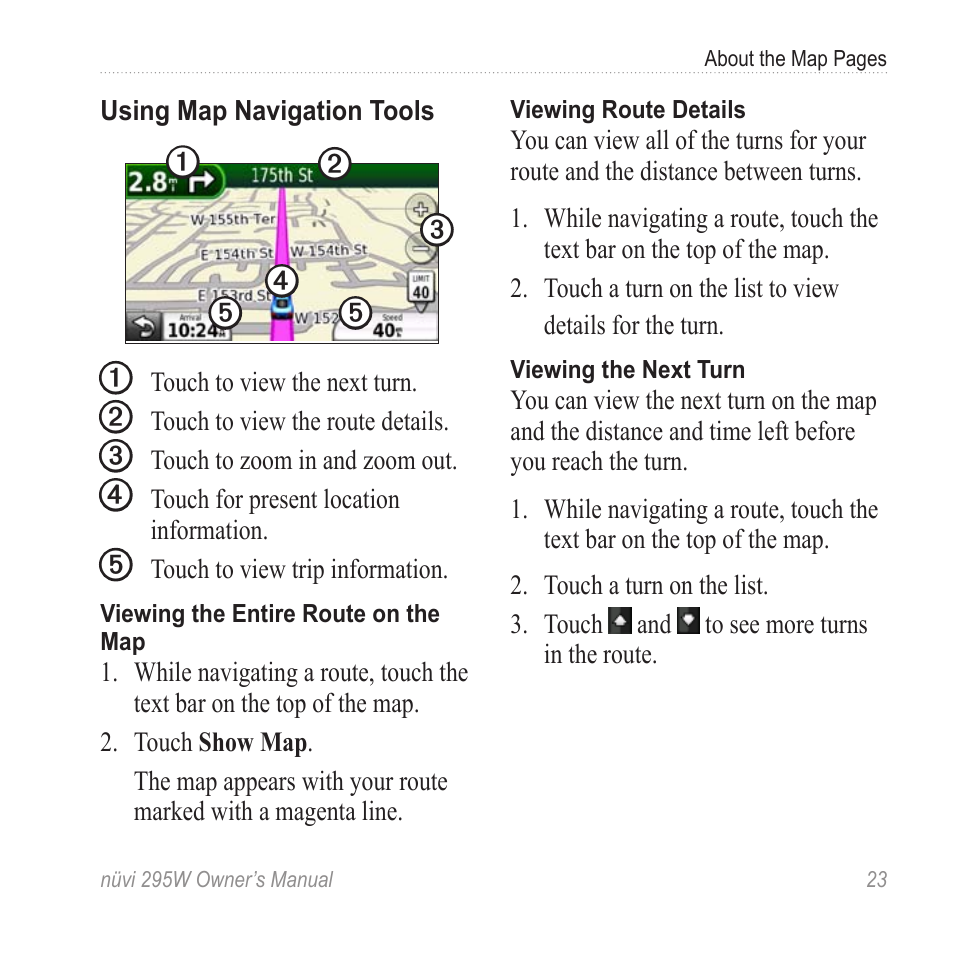 Garmin nuvi 295W User Manual | Page 29 / 78