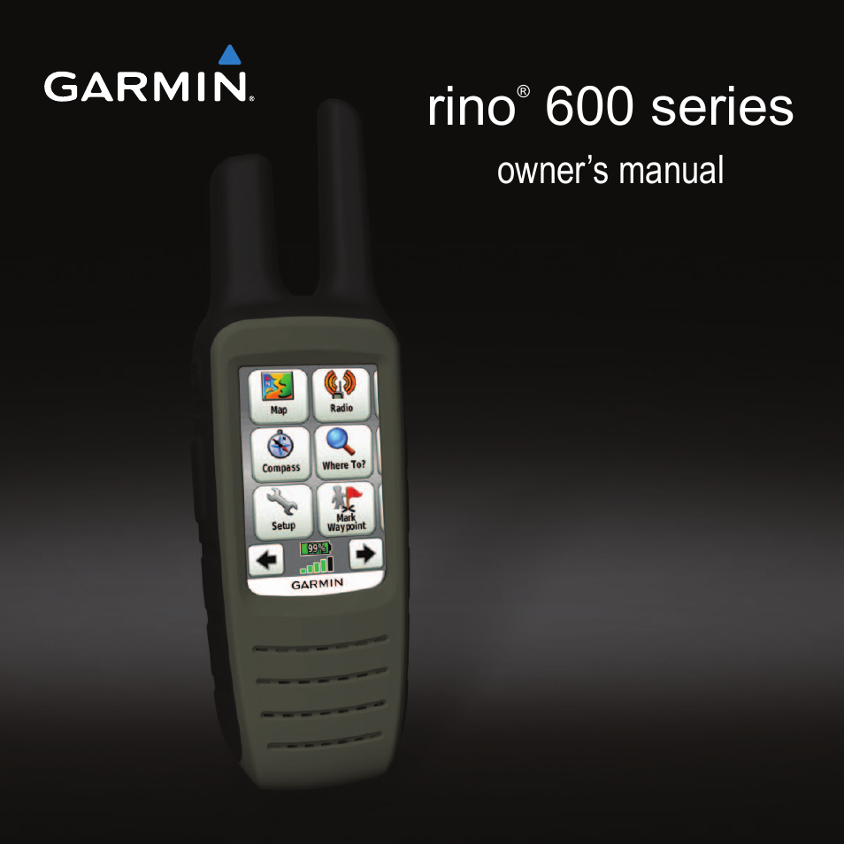 Garmin Rino 655t User Manual | 60 pages