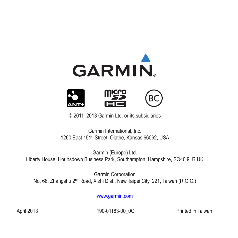 Garmin Rino 655t User Manual | Page 60 / 60