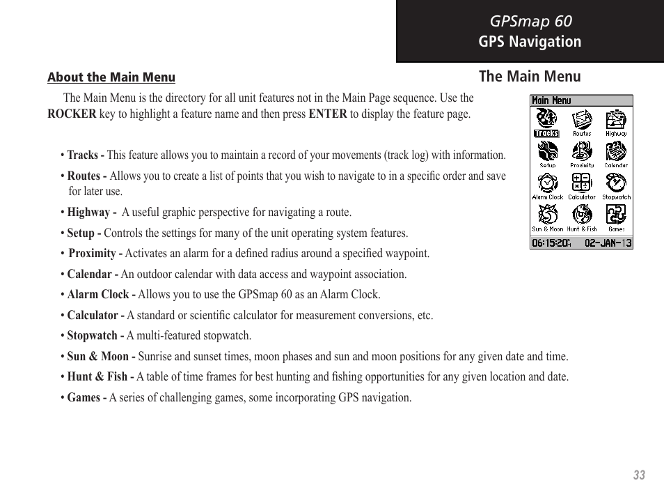 Garmin GPSMAP 60 User Manual | Page 43 / 94