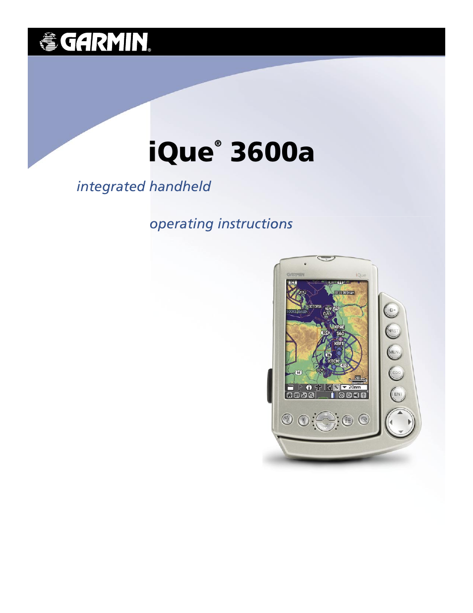 Garmin iQue 3600a User Manual | 124 pages