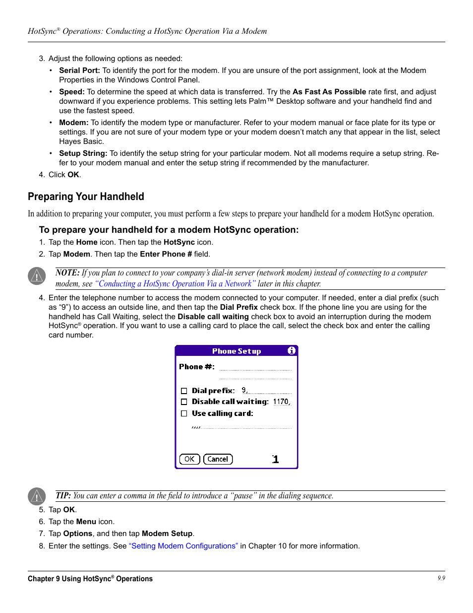 Preparing your handheld | Garmin iQue 3600a User Manual | Page 107 / 124
