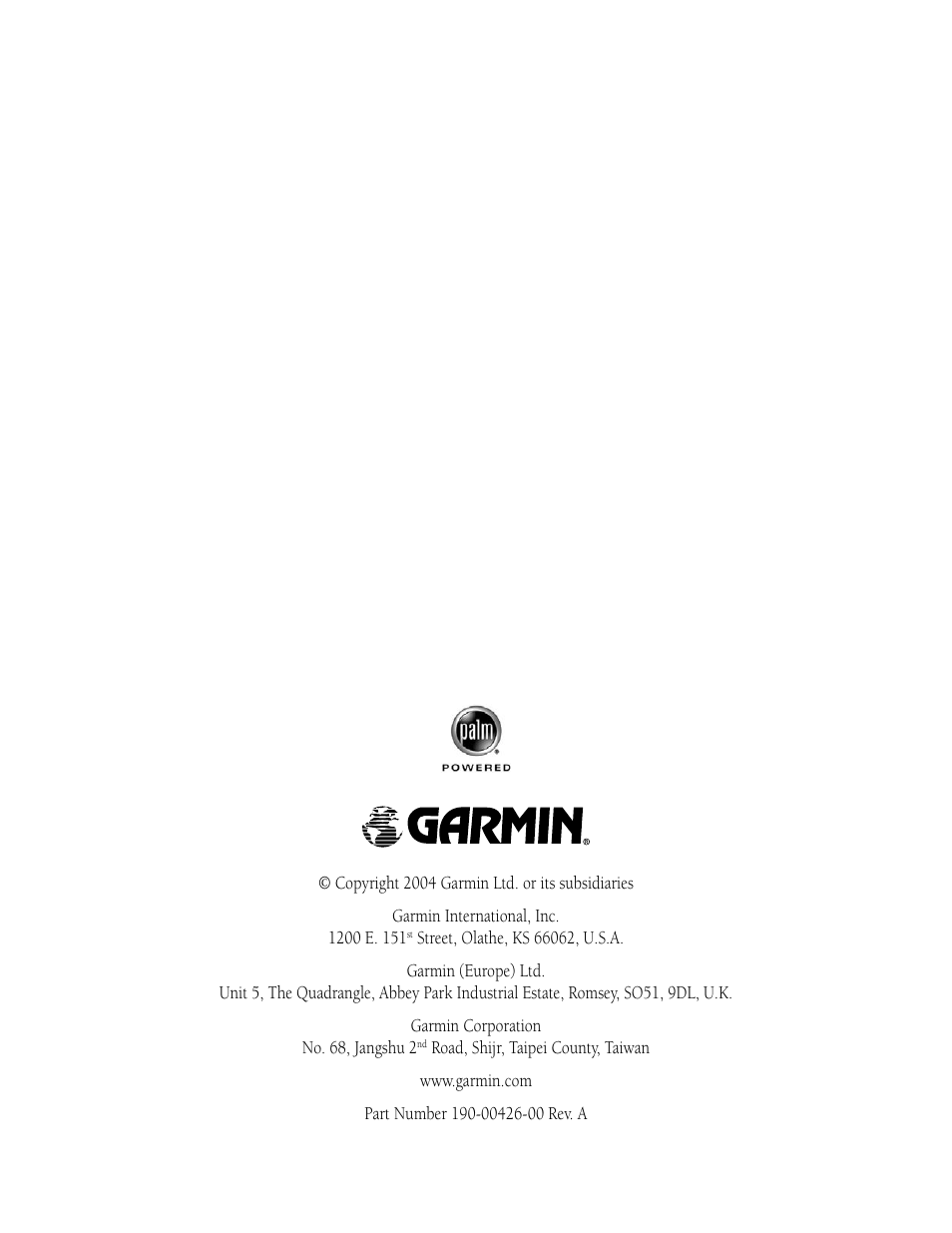 Garmin iQue 3600a User Manual | Page 124 / 124