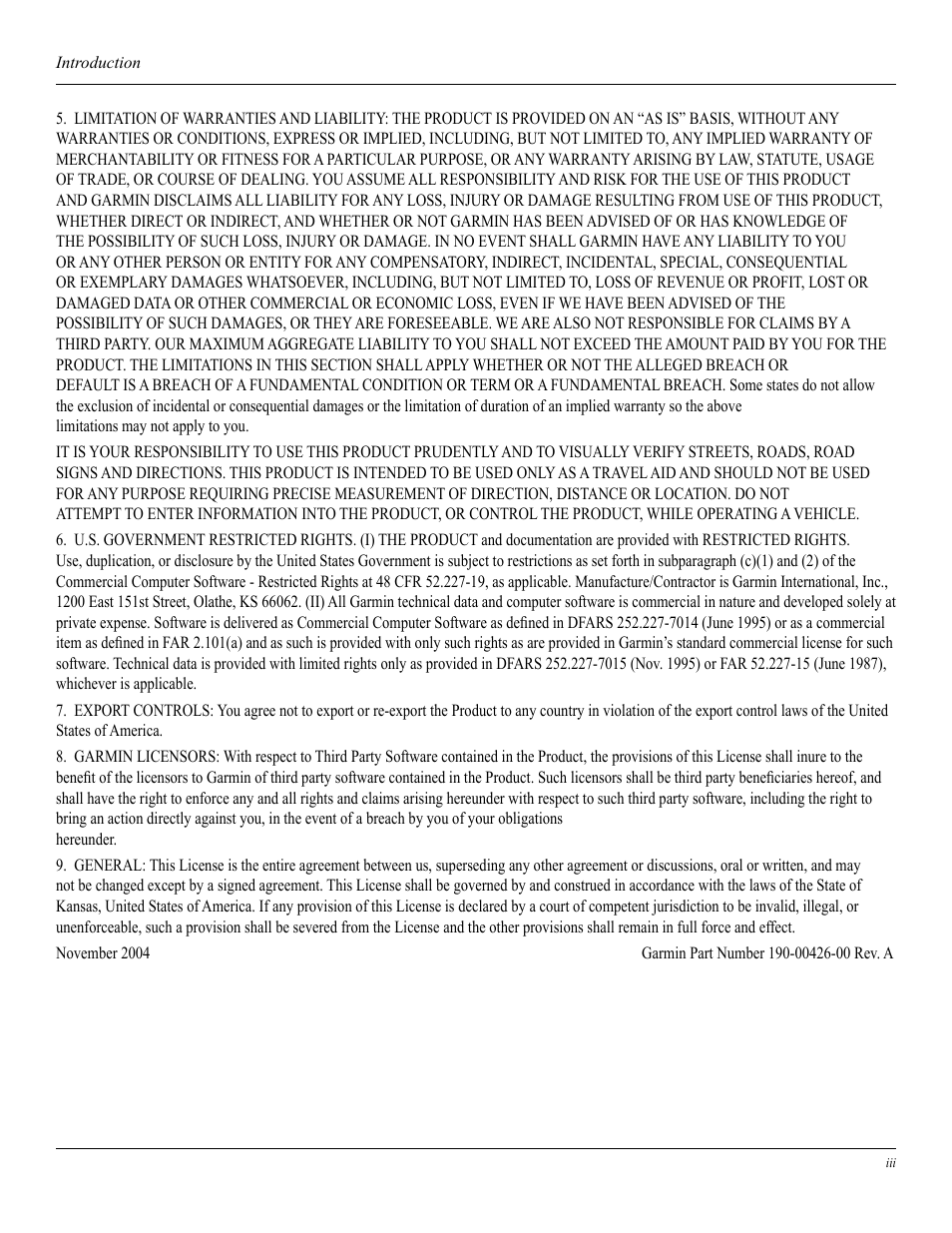Garmin iQue 3600a User Manual | Page 3 / 124