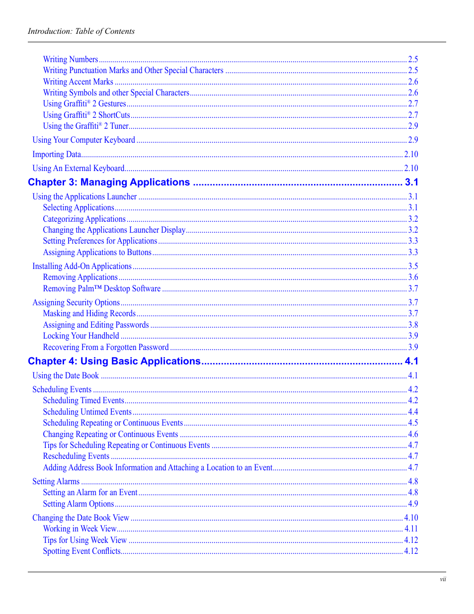 Garmin iQue 3600a User Manual | Page 7 / 124