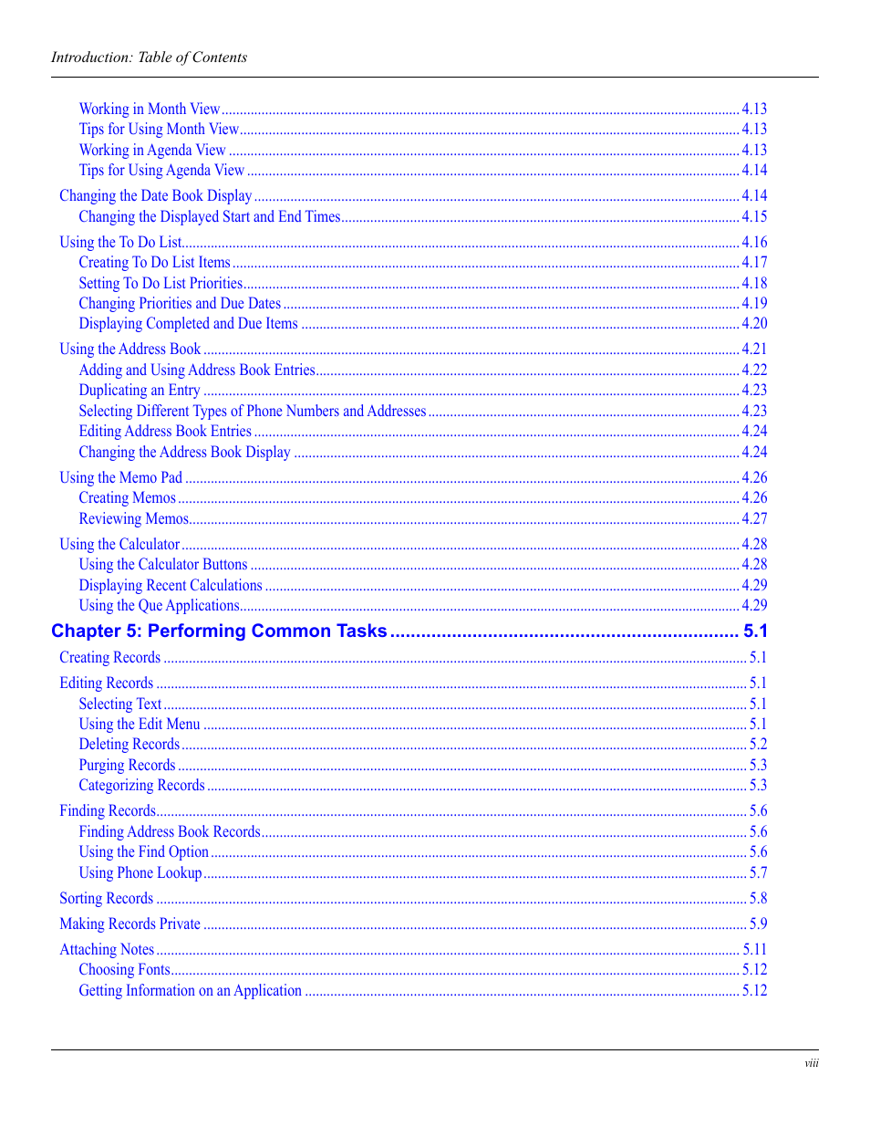 Garmin iQue 3600a User Manual | Page 8 / 124