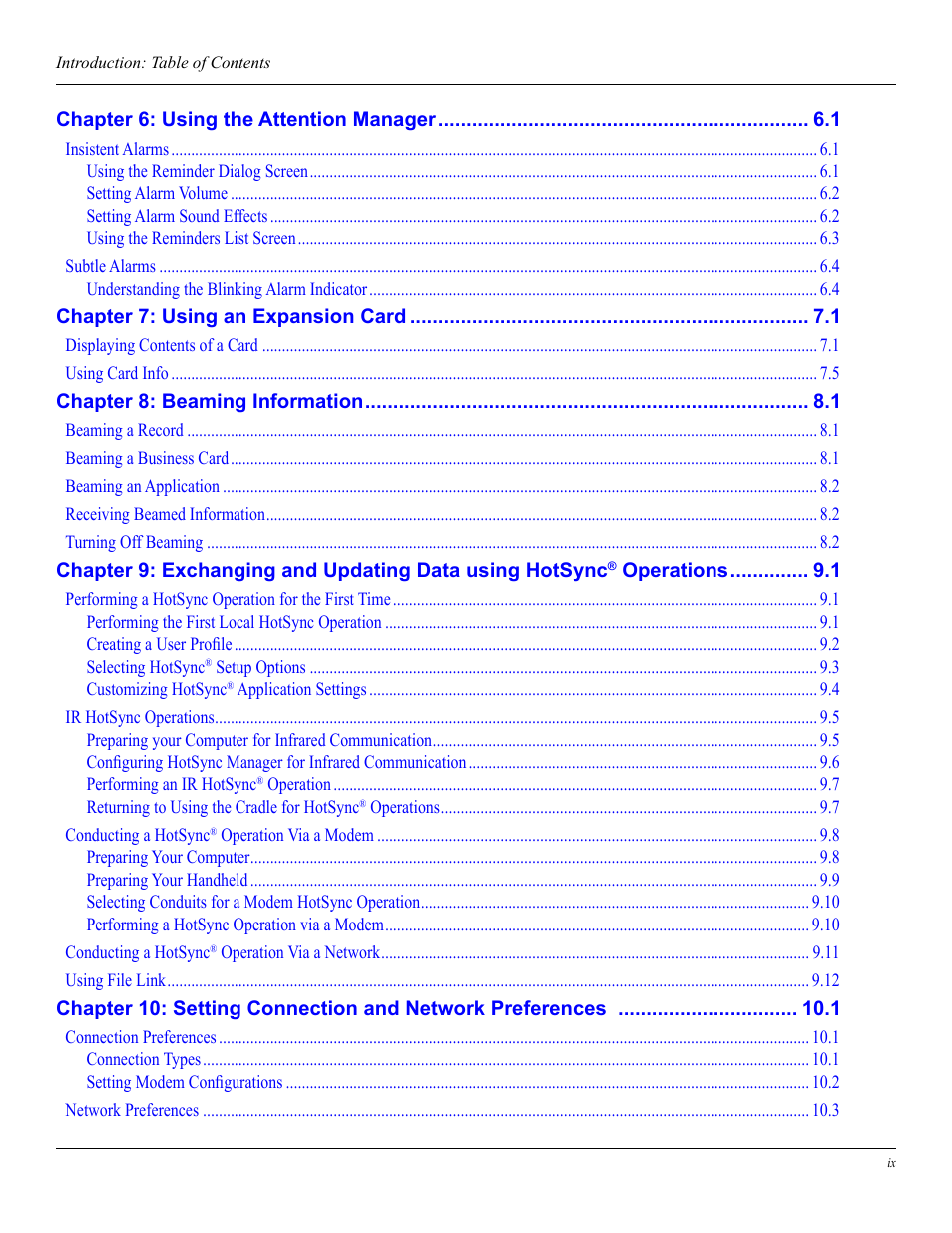 Garmin iQue 3600a User Manual | Page 9 / 124