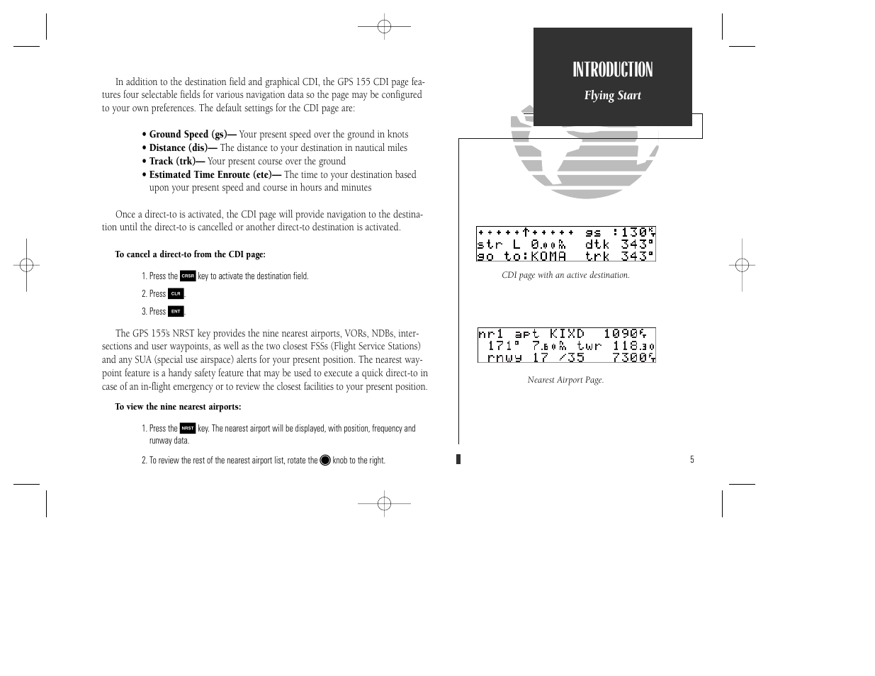 Introduction | Garmin GPS 165 TSO User Manual | Page 15 / 132