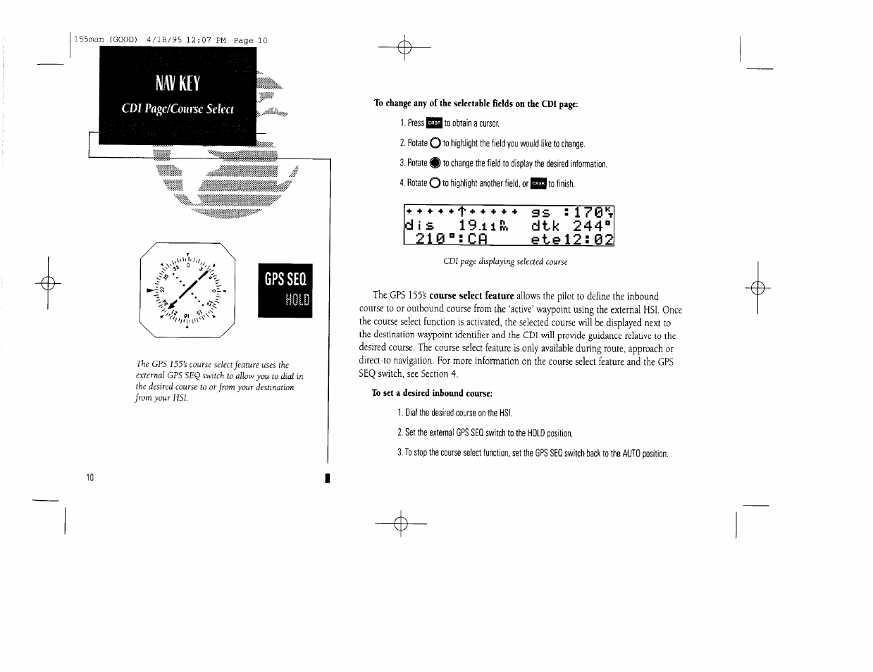 Garmin GPS 165 TSO User Manual | Page 20 / 132