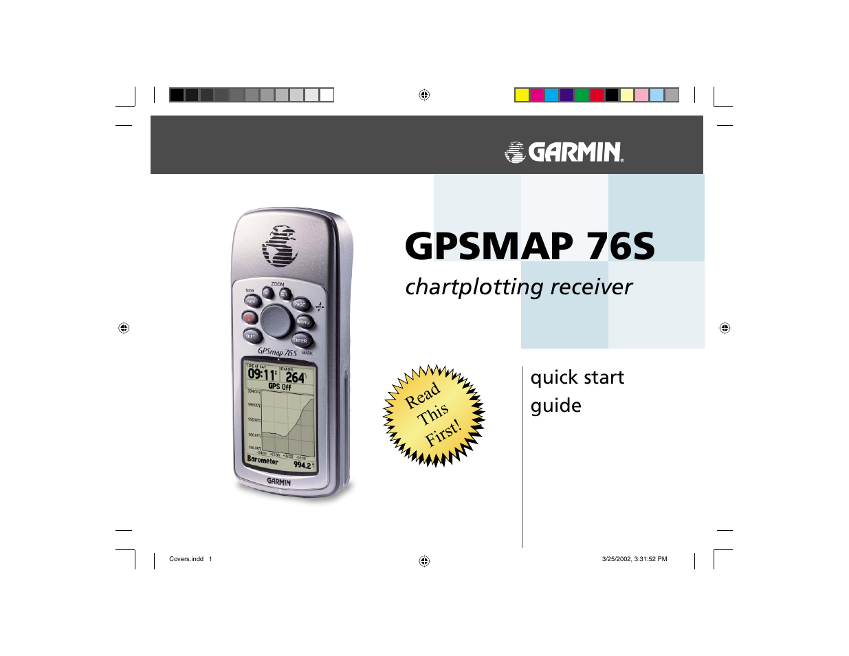 Garmin GPSMAP 76S User Manual | 18 pages