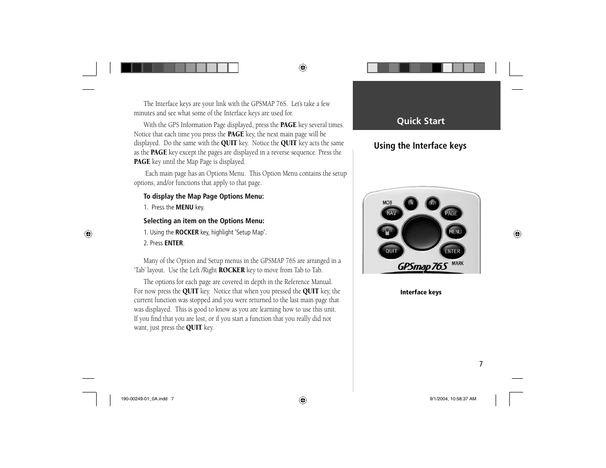 Garmin GPSMAP 76S User Manual | Page 8 / 18