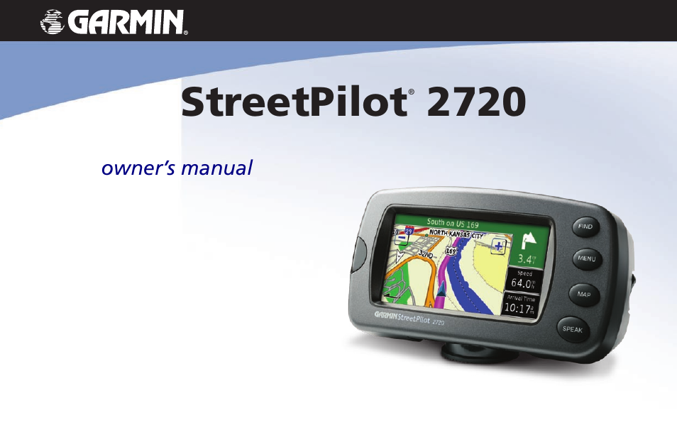 Garmin StreetPilot 2720 User Manual | 52 pages