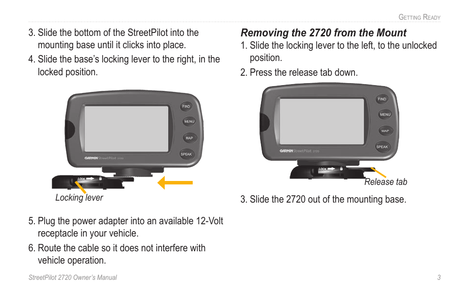 Garmin StreetPilot 2720 User Manual | Page 9 / 52