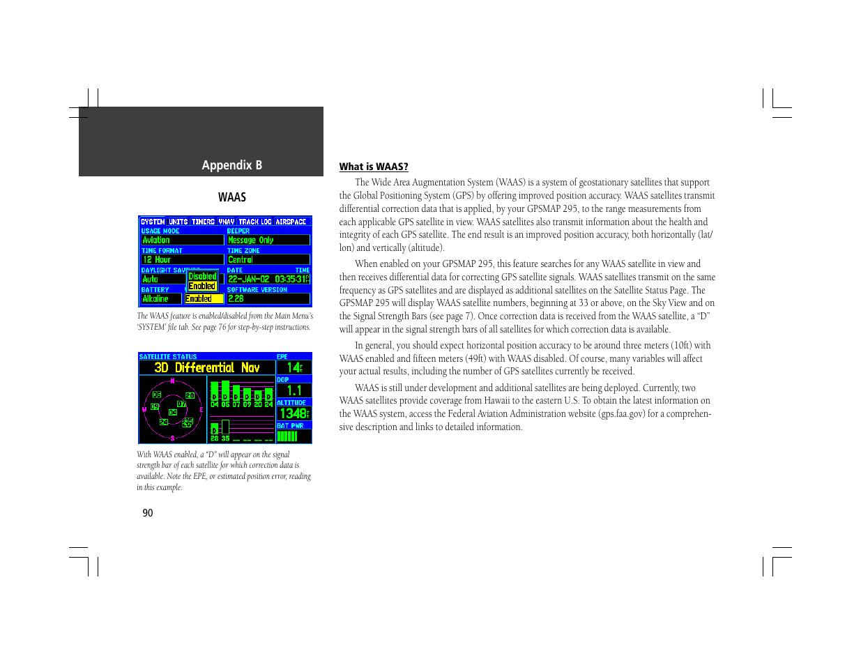 Garmin GPSMAP 295 User Manual | Page 100 / 116