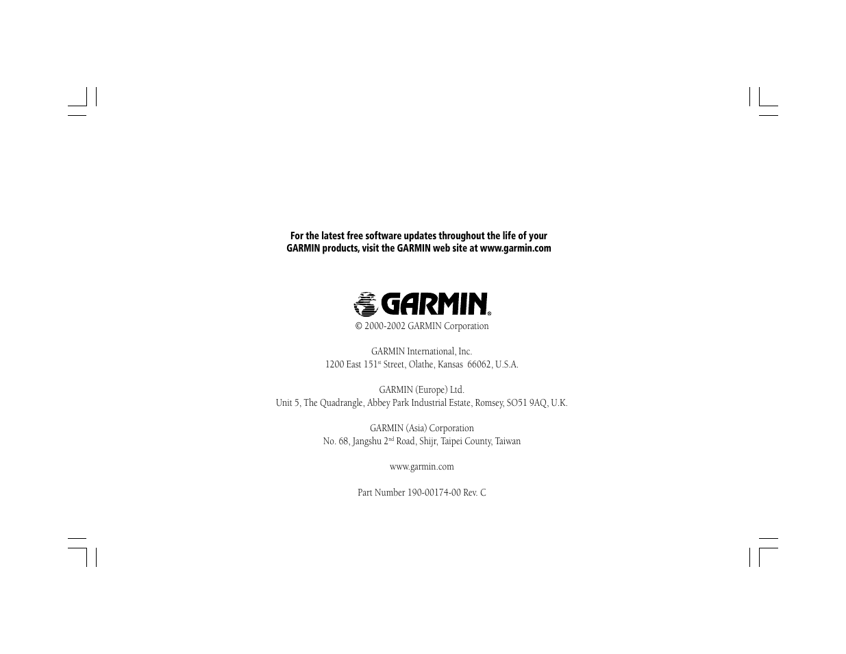 Garmin GPSMAP 295 User Manual | Page 116 / 116