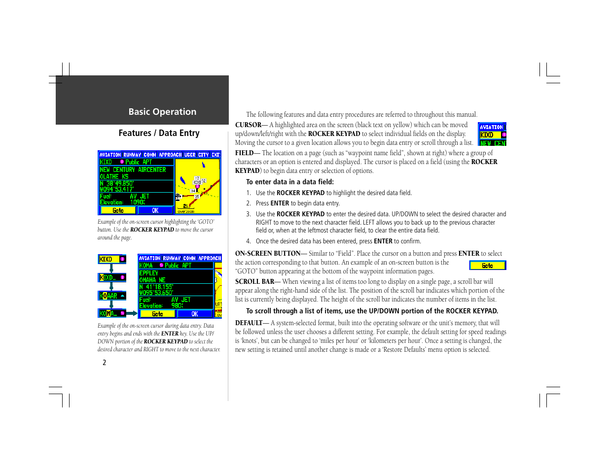 Garmin GPSMAP 295 User Manual | Page 12 / 116