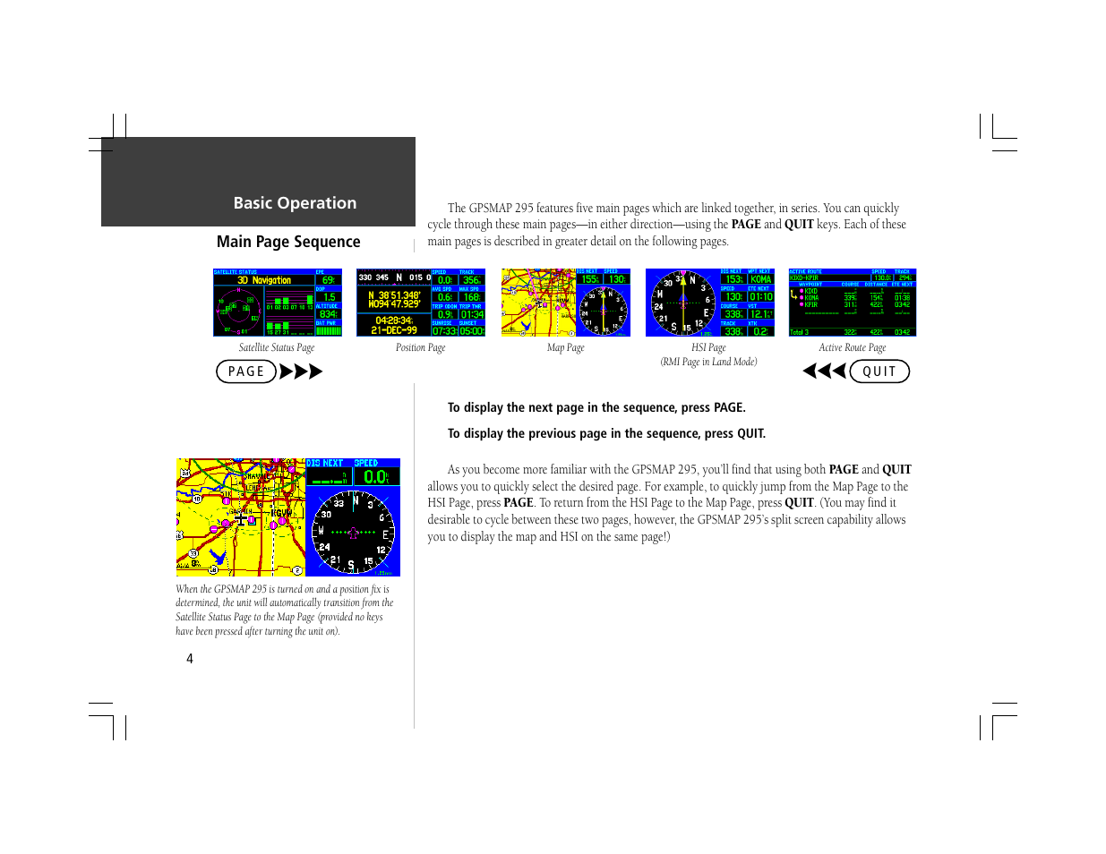 Garmin GPSMAP 295 User Manual | Page 14 / 116