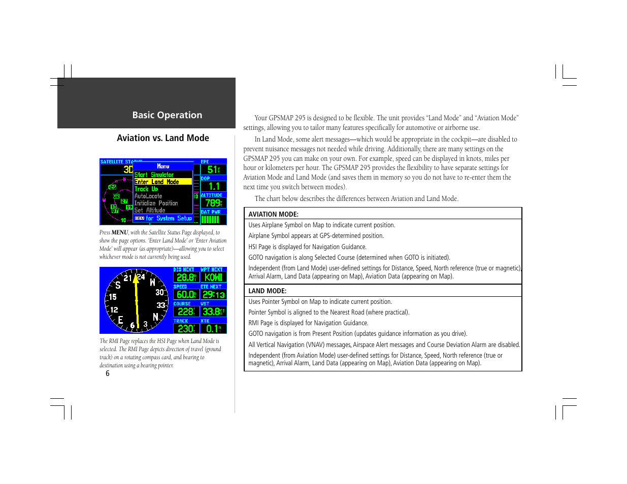 Garmin GPSMAP 295 User Manual | Page 16 / 116
