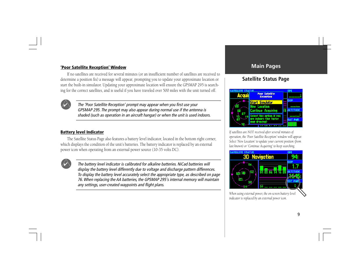 Garmin GPSMAP 295 User Manual | Page 19 / 116