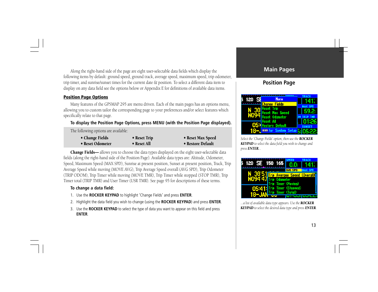 Garmin GPSMAP 295 User Manual | Page 23 / 116