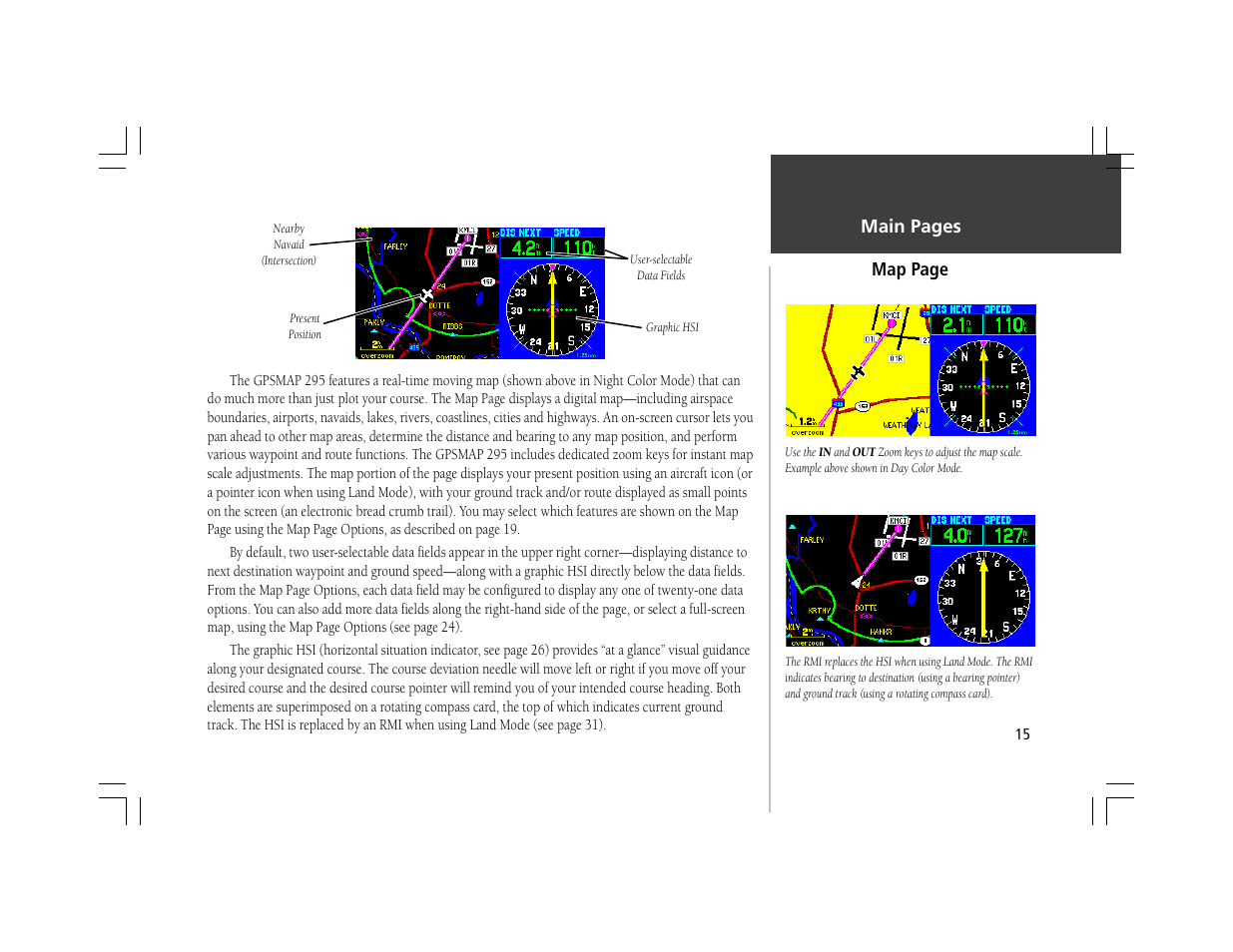 Garmin GPSMAP 295 User Manual | Page 25 / 116